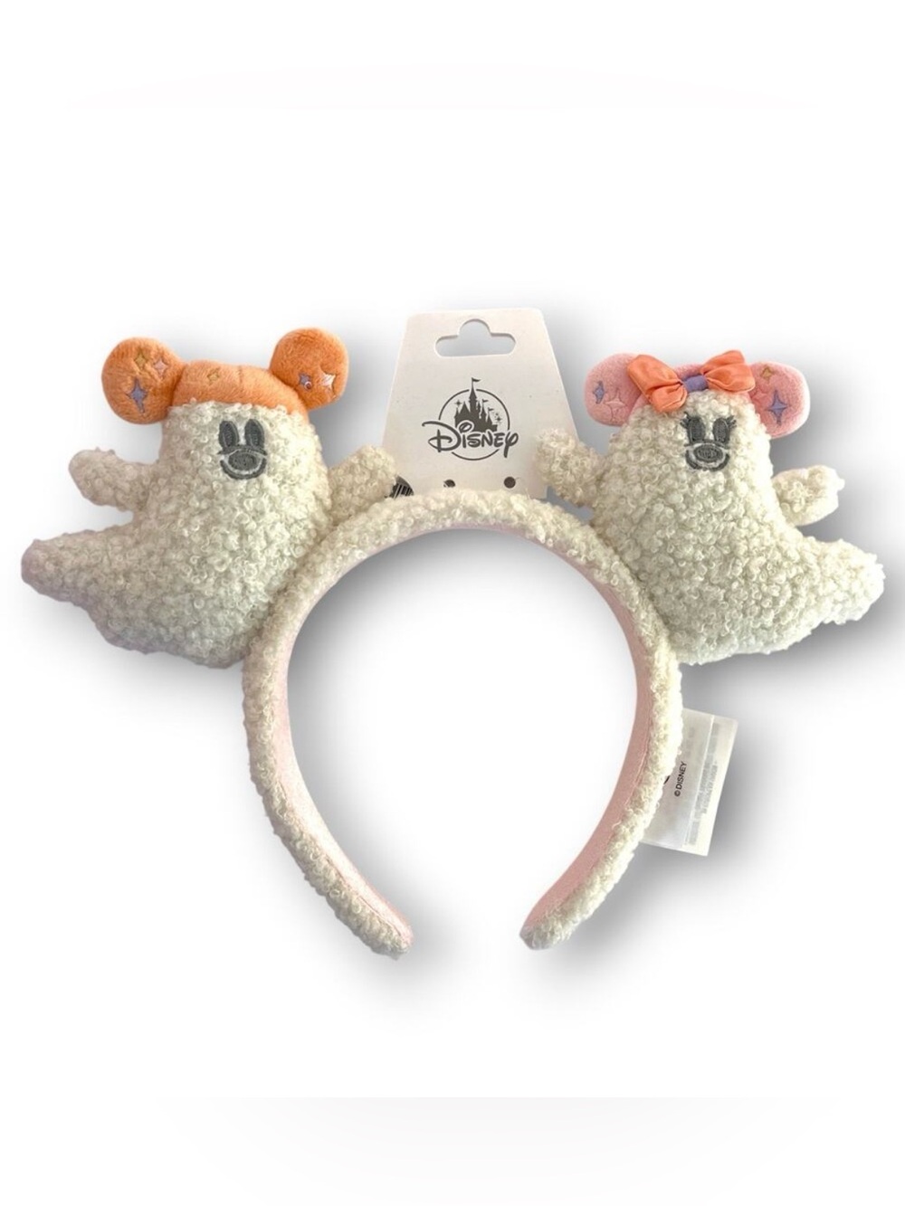 NWT- 2026 Disney Parks Cutie Ghost Mickey & Minnie Ear Headband